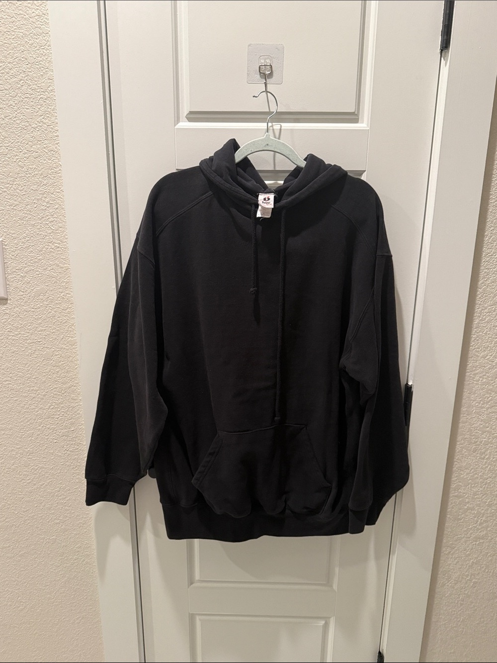 Men's Black Zip-Up Hooded Sweater